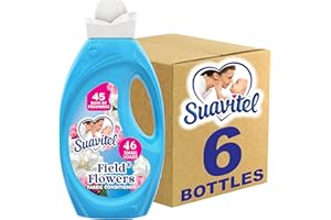 Suavitel Fabric Softener, Field Flowers, 46 oz (Pack of 6)
