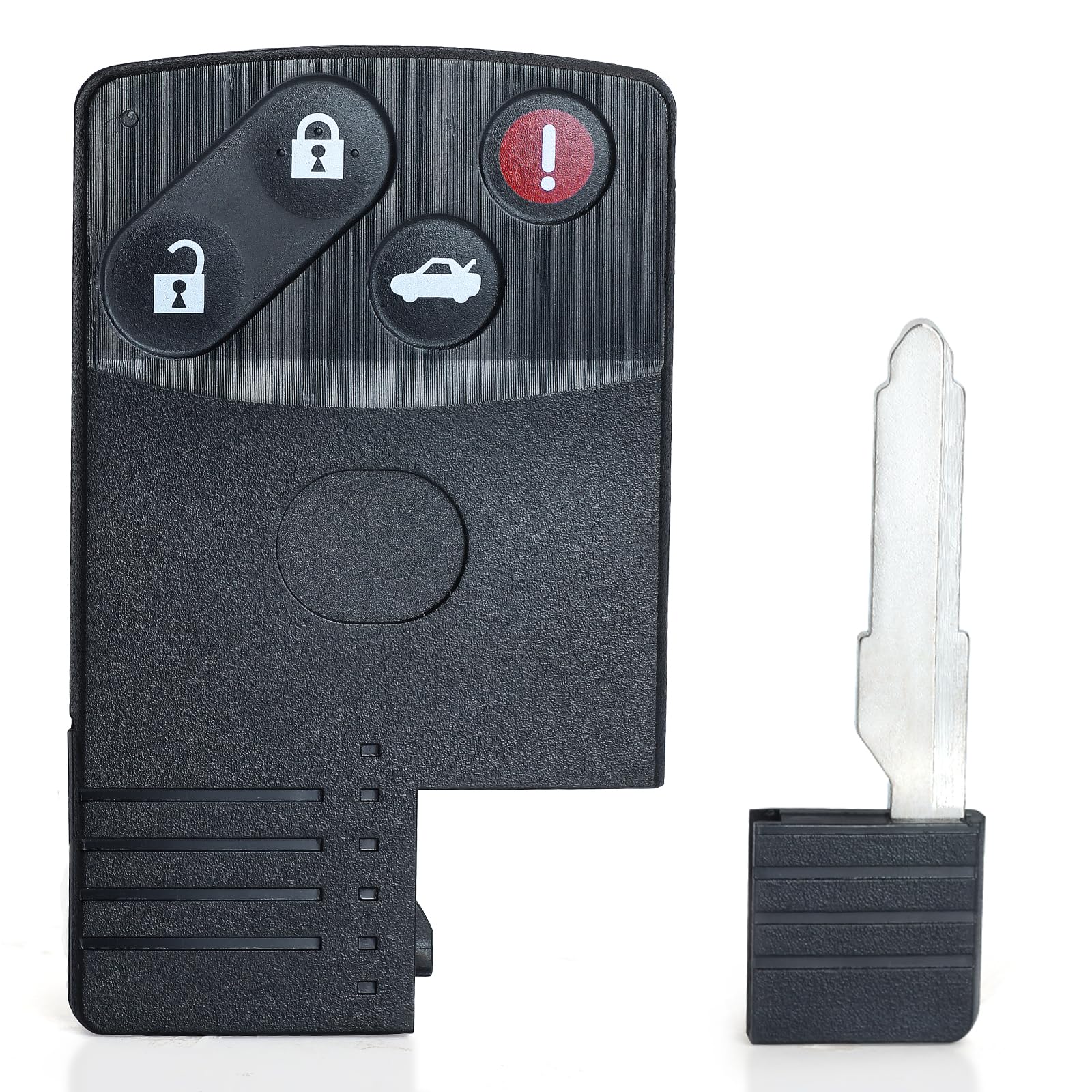 Photo 1 of Keyecu Smart Card Remote Key Shell Case for Mazda 5 6 CX-7 CX-9 RX8 Miata 3+1 Button
