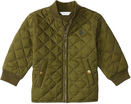 ralph lauren quilted baseball jacket