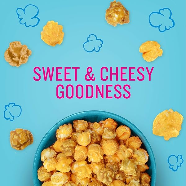 ANGIE’S BOOMCHICKAPOP CARAMEL AND CHEDDAR MIX POPCORN, 6 OZ