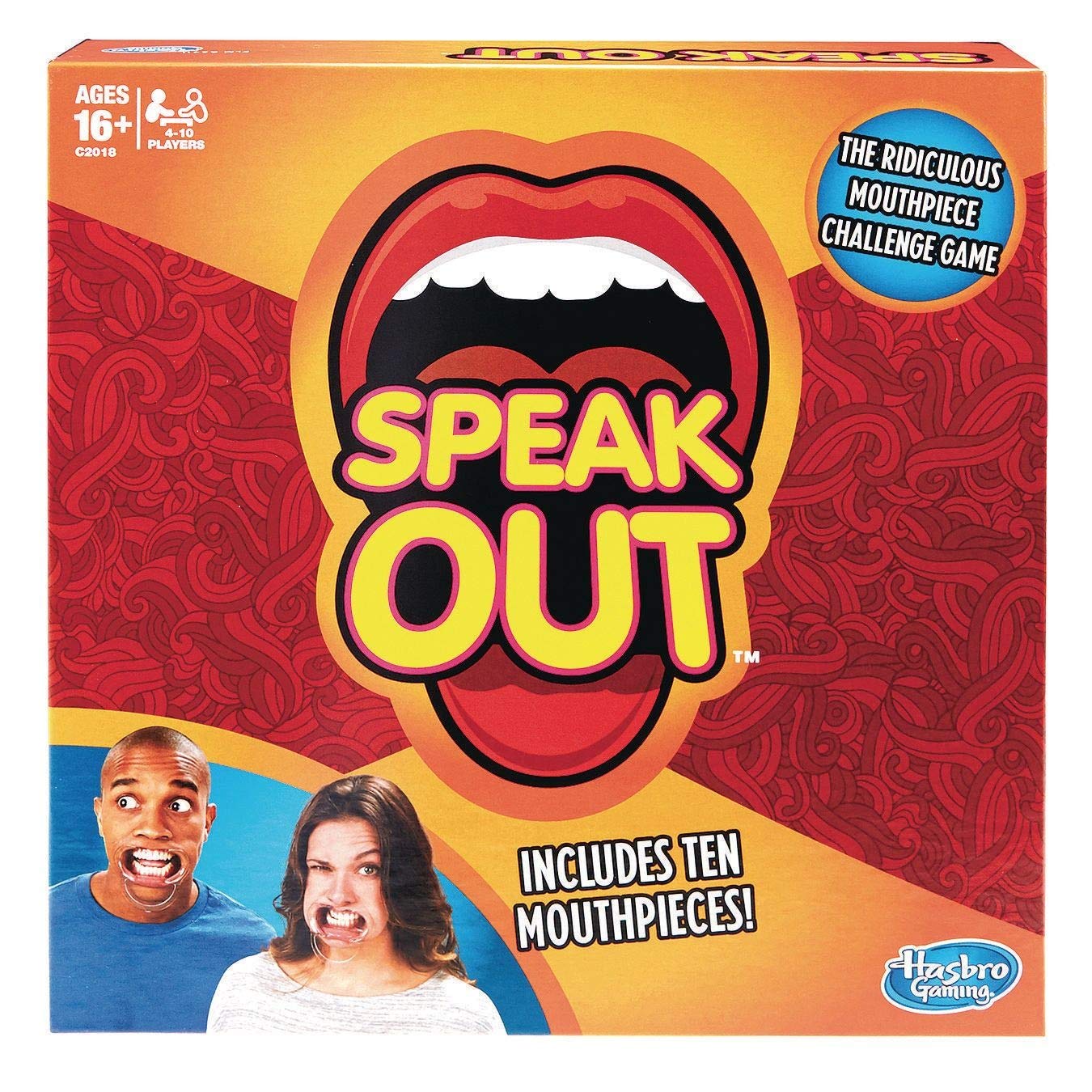 "Hasbro Gaming Speak Out Game, Ages 16 And Up, For 4 To 10 Players