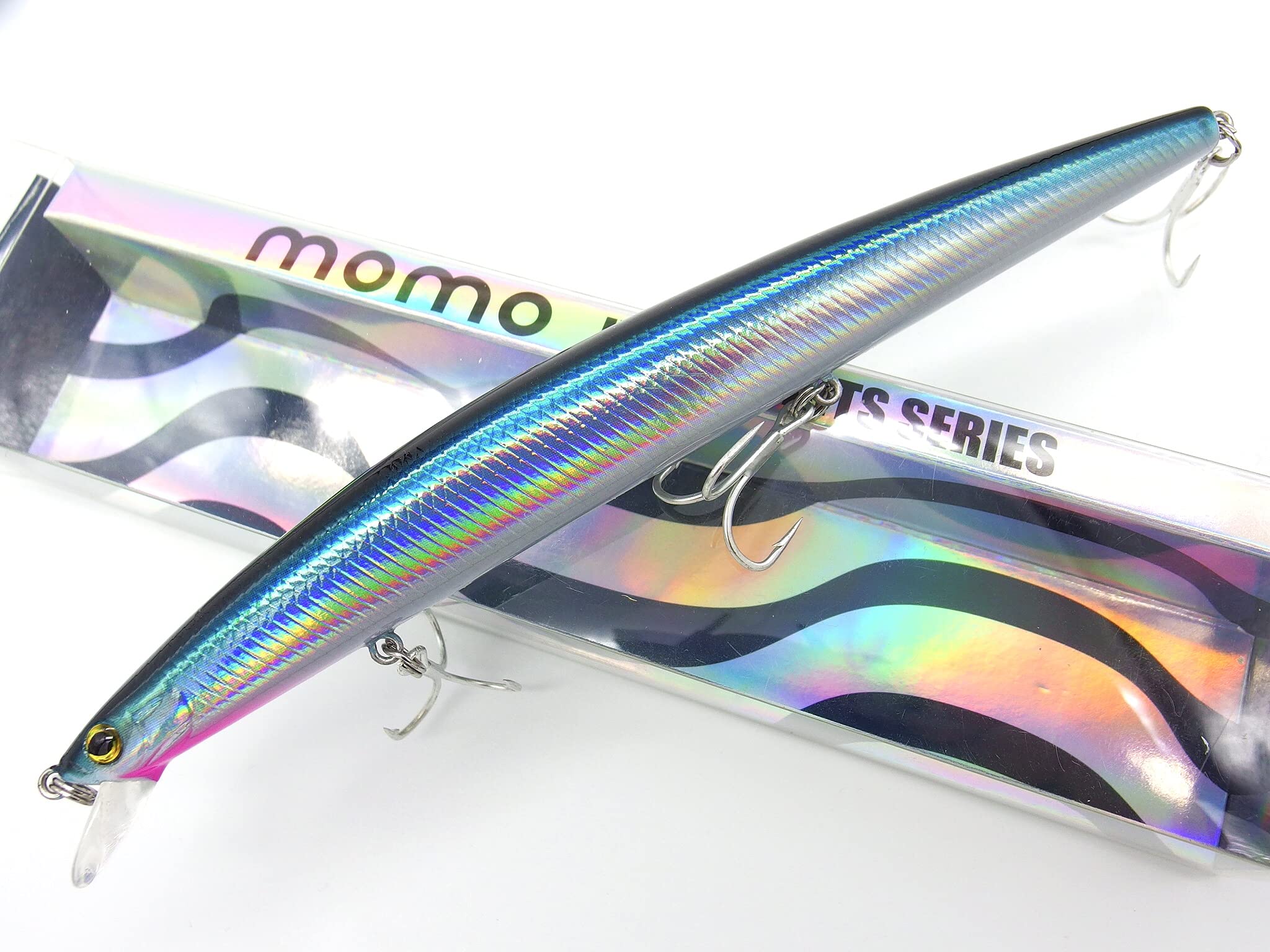 momolures - Shore Line Minnow 170F Double Wire Silent Weight Transfer System for Bass, Seabass, Salmon lure Fishing (ANCHOVY) — image 1