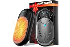 MIATON Electric Hand Warmers Rechargeable 2 Pack, 3000Mah*2 Portable Hand Warmer Battery Operated, Fun & Practical & Useful Gifts for Men Chrismas, Outdoor Camping Gifts, Hunting Accessories and Gear