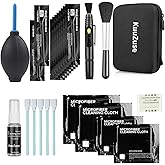 KuuZuse Professional DSLR Camera Cleaning Kit with APS-C Cleaning Swabs, Microfiber Cloths, Camera Cleaning Pen, for Camera L