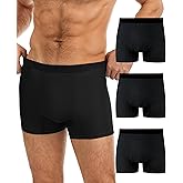 SUNCHIRI Men's Incontinence Underwear, Leakproof Boxer Briefs for Bladder Control, Regular Absorbency Modal Panties 3 Pack
