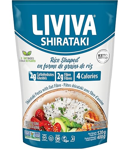 Amazon.com : LIVIVA Dried Shirataki Low Carb Plant-Based Gluten