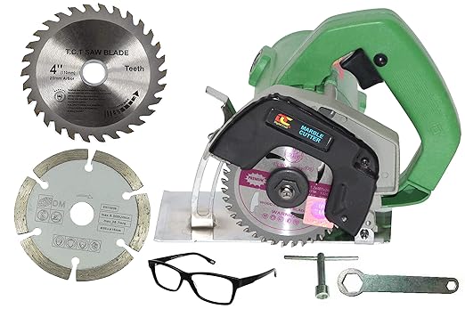 Digital Craft 1400W 11000 RPM Powerful Cutting Machine For Wood/Marble/Granite/Metal With 2 wheels Handheld Tile Cutter