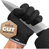 NoCry Premium Cut Resistant Gloves Food Grade — Level 5 Protection; Ambidextrous; Machine Washable; Superior Comfort and Dexterity; Lightweight — Perfect Cutting Gloves or Mandolin Glove