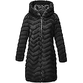 RISISSIDA Women Long Faux Fur Coat Hooded, Fuzzy Jacket Spring Fall Winter Warm Overcoat