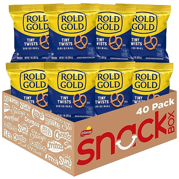 ROLD GOLD PRETZELS, TINY TWISTS, 1OZ BAGS (40...