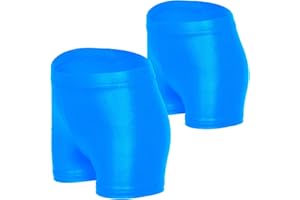 iLover Solid Color Girls' Sparkle Dance and Tumbling Athletic Gymnastics Shorts
