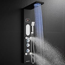 ROVOGO LED Shower Panel Tower System with Mist