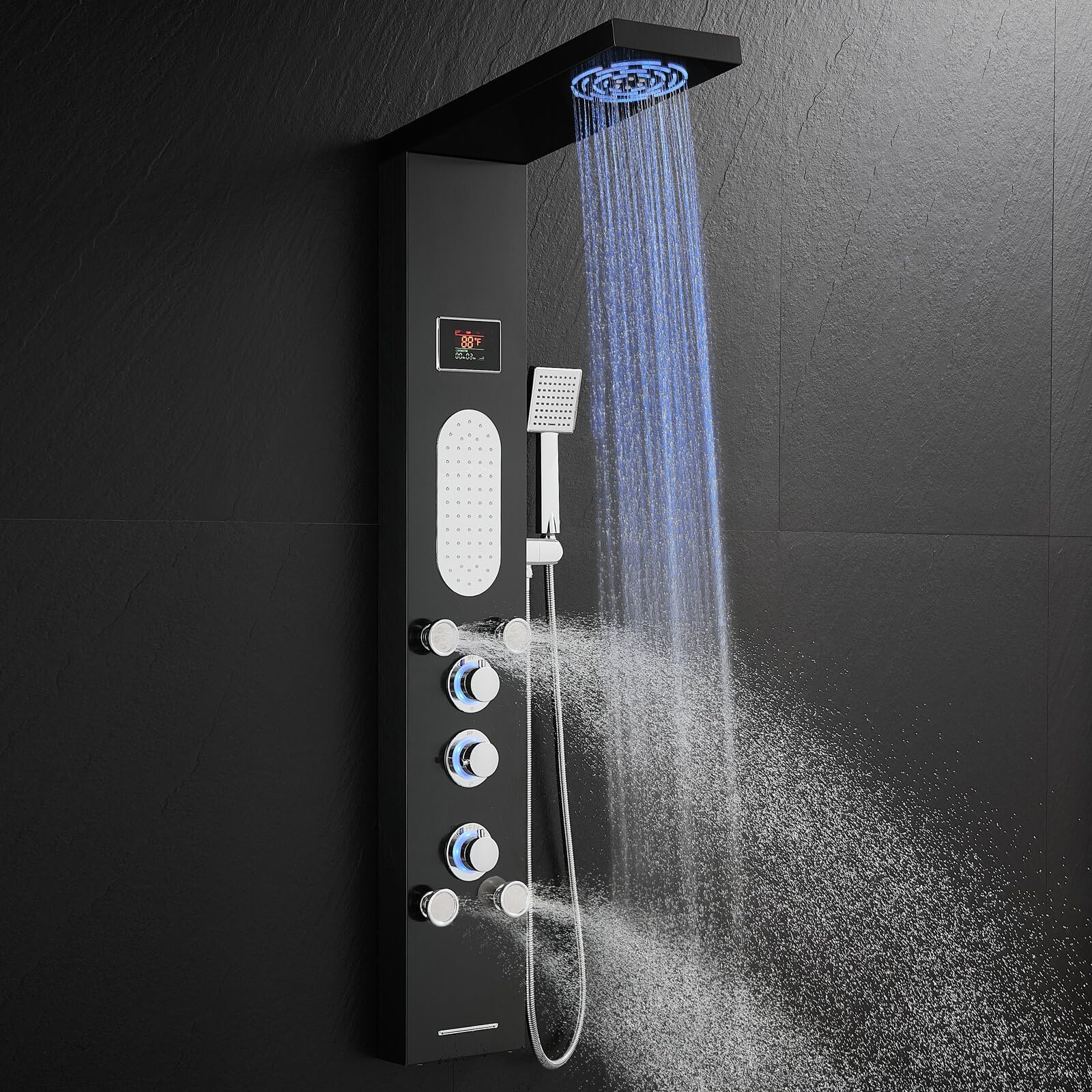 ROVOGO LED Shower Panel Tower System with Mist