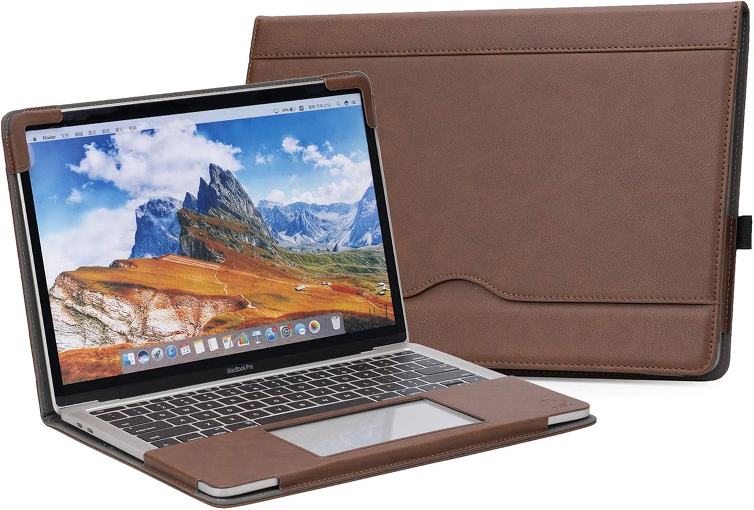 TYTX Leather Case Compatible with NEW MacBook Pro 13 Inch M2 M1 A2338 A2289 A2251 A2159 A1989 A1706 A1708 2021 2020-2016 Release,Leather Laptop Case Protective Folio Book Cover
