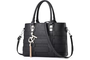 Tibes Designer Handbag for Women Ladies Handbags PU Leather Weave Shoulder Bag Women Top-Handle Purse