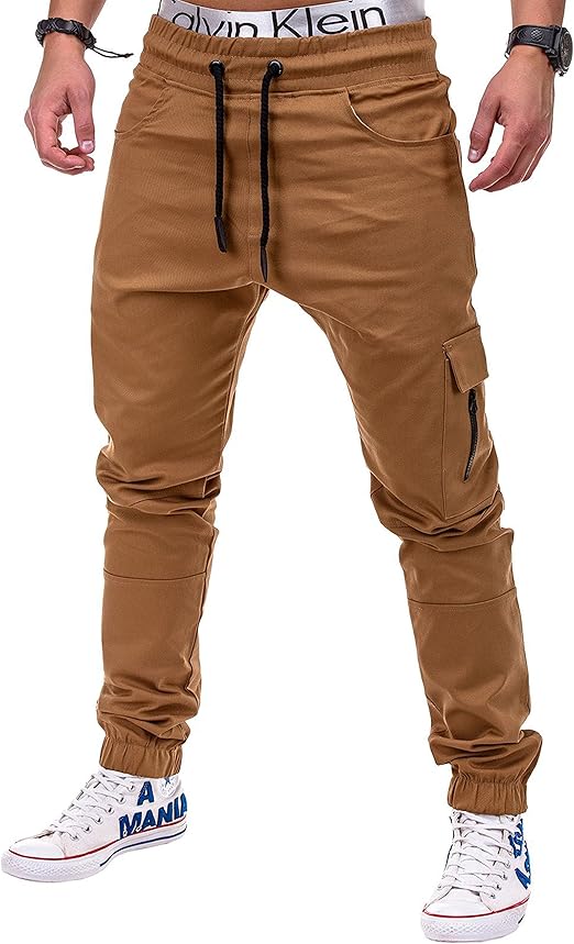 cargo chino joggers