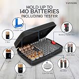 TANNESS 140 Battery Case with Tester Large Capacity AAA to D Batteries view 3
