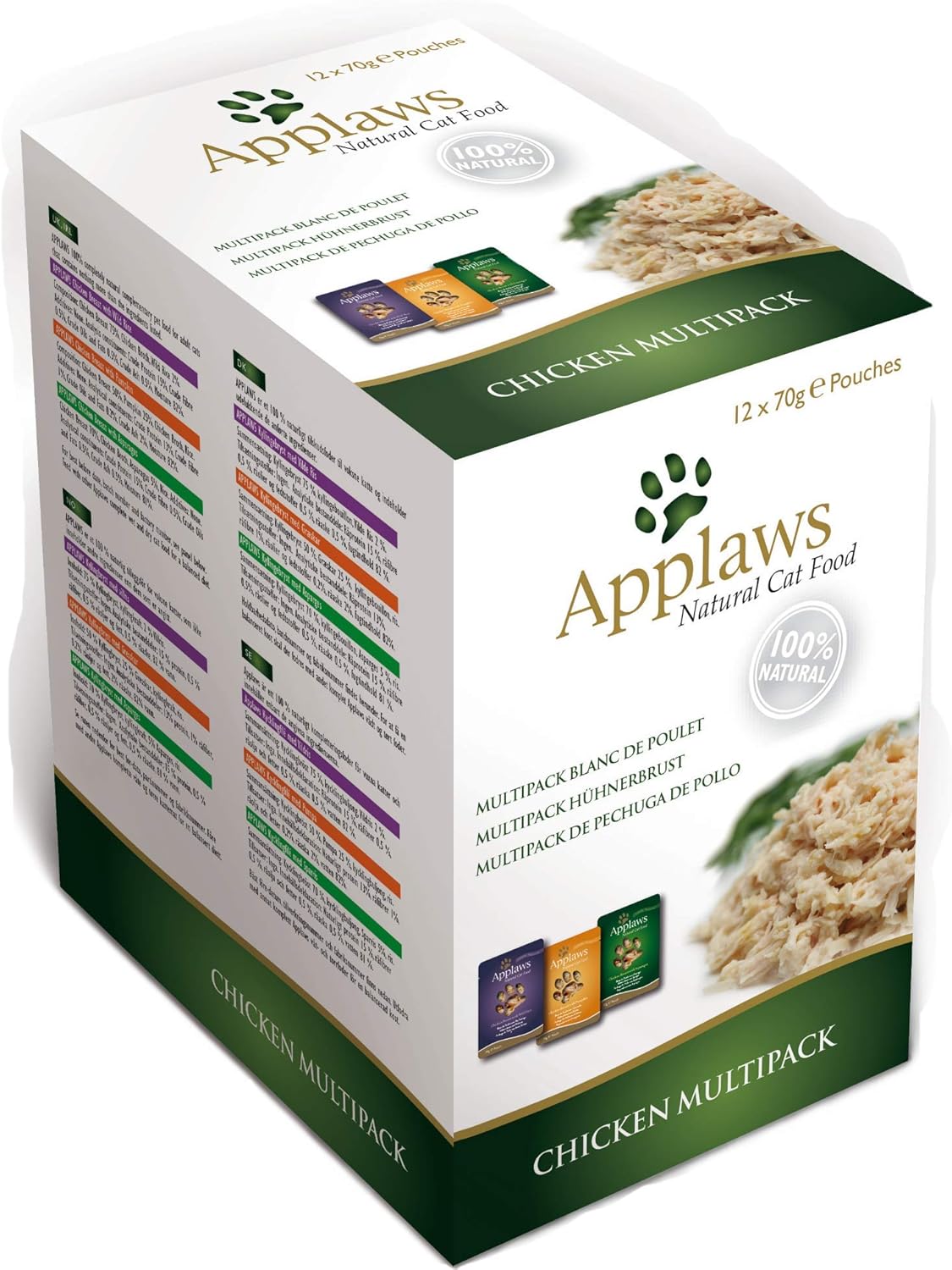 Applaws Cat Food Broth Pouch 12x70g Multipack Chicken Amazon.co.uk