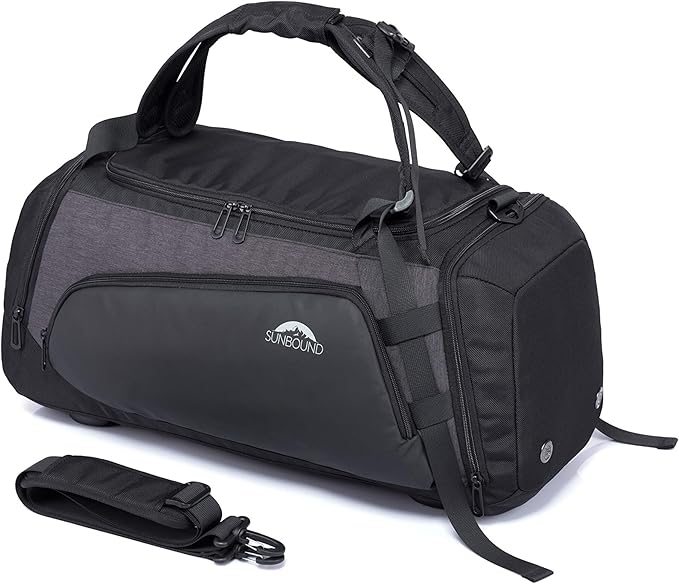 Sunbound Sport Und Trainingstasche Mit Schuhfach Nassfach Perfekt Furs Fitnessstudio Beim Schwimmen Und Anderen Sportarten Ideal Als Handgepacktaugliche Reisetasche Als Rucksack Tragbar Amazon De Bekleidung