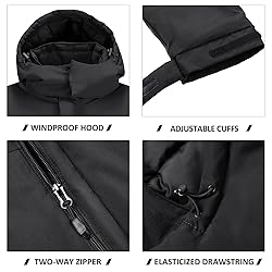 Men's Winter Ski Jacket Snow Coats Waterproof