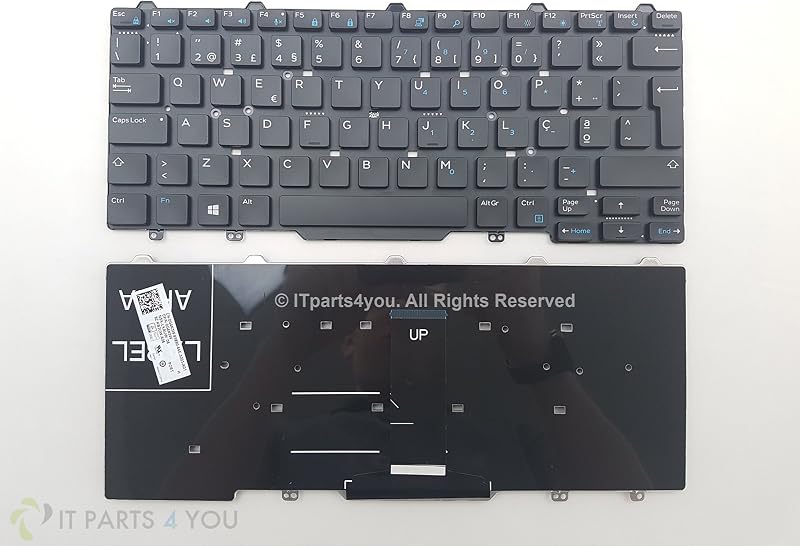 Dell Latitude E5450 E7450 E7470 Portuguese Non-Backlit Keyboard G4N3W