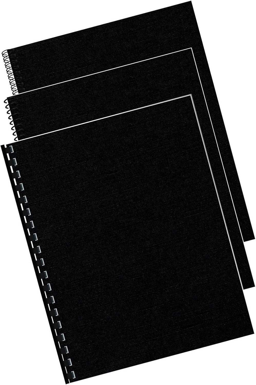 Fellowes Binding Linen Presentation Covers, Letter, Black, 200 Pack (5217001) : Binding Covers : Office Products