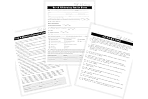 LASHICORN Teeth Whitening Intake, Consent, and Aftercare Form | 75 Pack | 8.5 x 11" A1 Forms | Clients Signature | 25 Intake Forms, 25 Consent Forms, 25 Aftercare Forms
