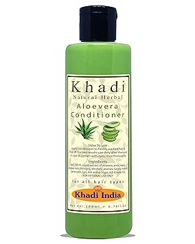 Khadi Natural Herbal Aloevera Conditioner for Men Women 200ml