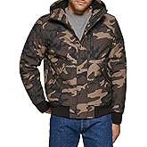 Levi's Men's Soft Shell Sherpa Lined Hooded Bomber Jacket
