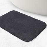 Non Slip Thick Bath Mat 40x60cm Ultra Soft Black view 7