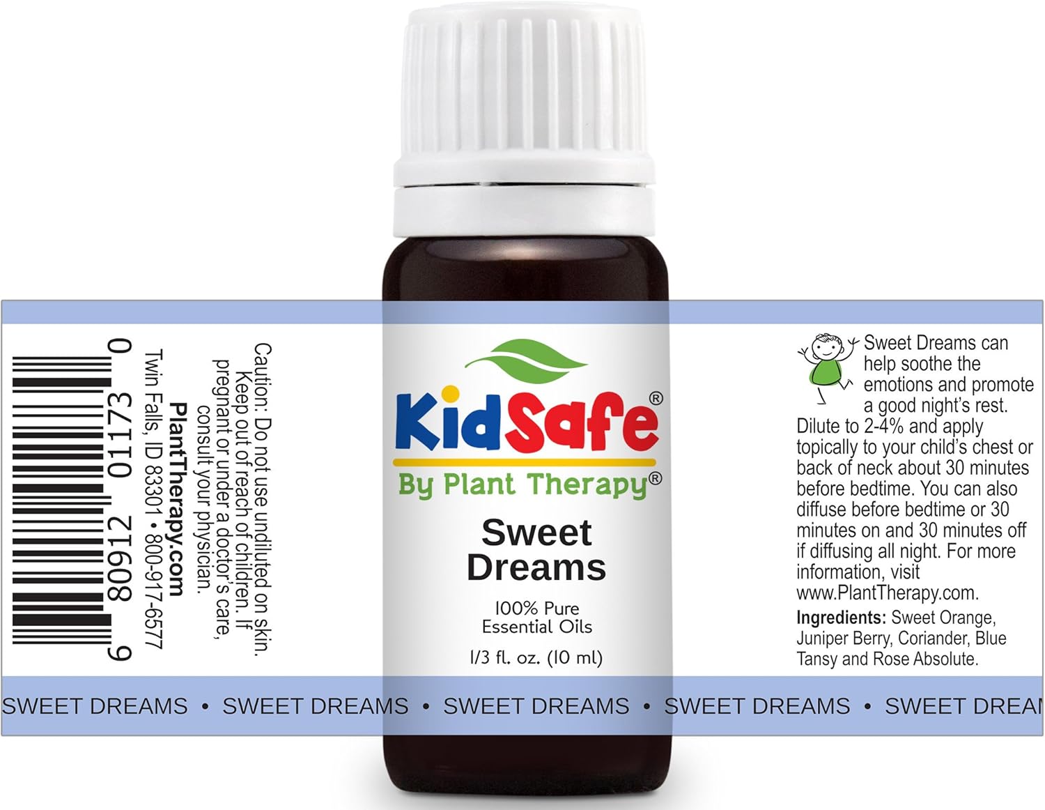 Plant Therapy KidSafe Sweet Dreams Synergy Essential Oil 10 mL (1/3 oz) 100% Pure, Undilated, Therapeutic Grade: Beauty