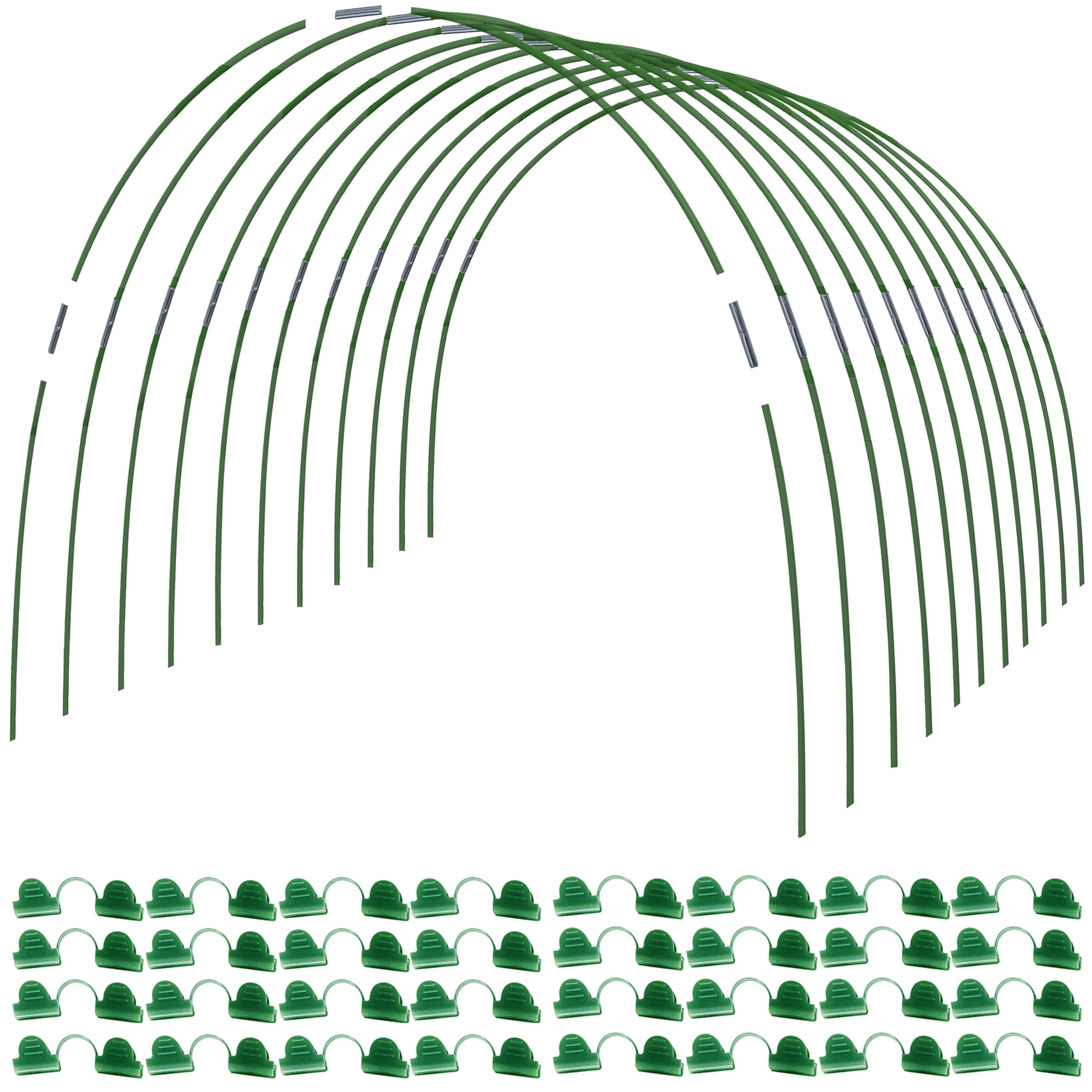 MAXPACE Greenhouse Hoops for DIY Grow Tunnels Less