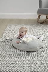 Mamas & Papas Tummy Time Roll Interactive Soft Baby Pillow Elephant & Baby view 4