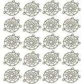 SING F LTD 50PCS Dreamcatcher Charms Pendants DIY Craft Jewelry Making Decorations Ornaments for Bracelet Necklace Keychain Crafting Findings Accessories