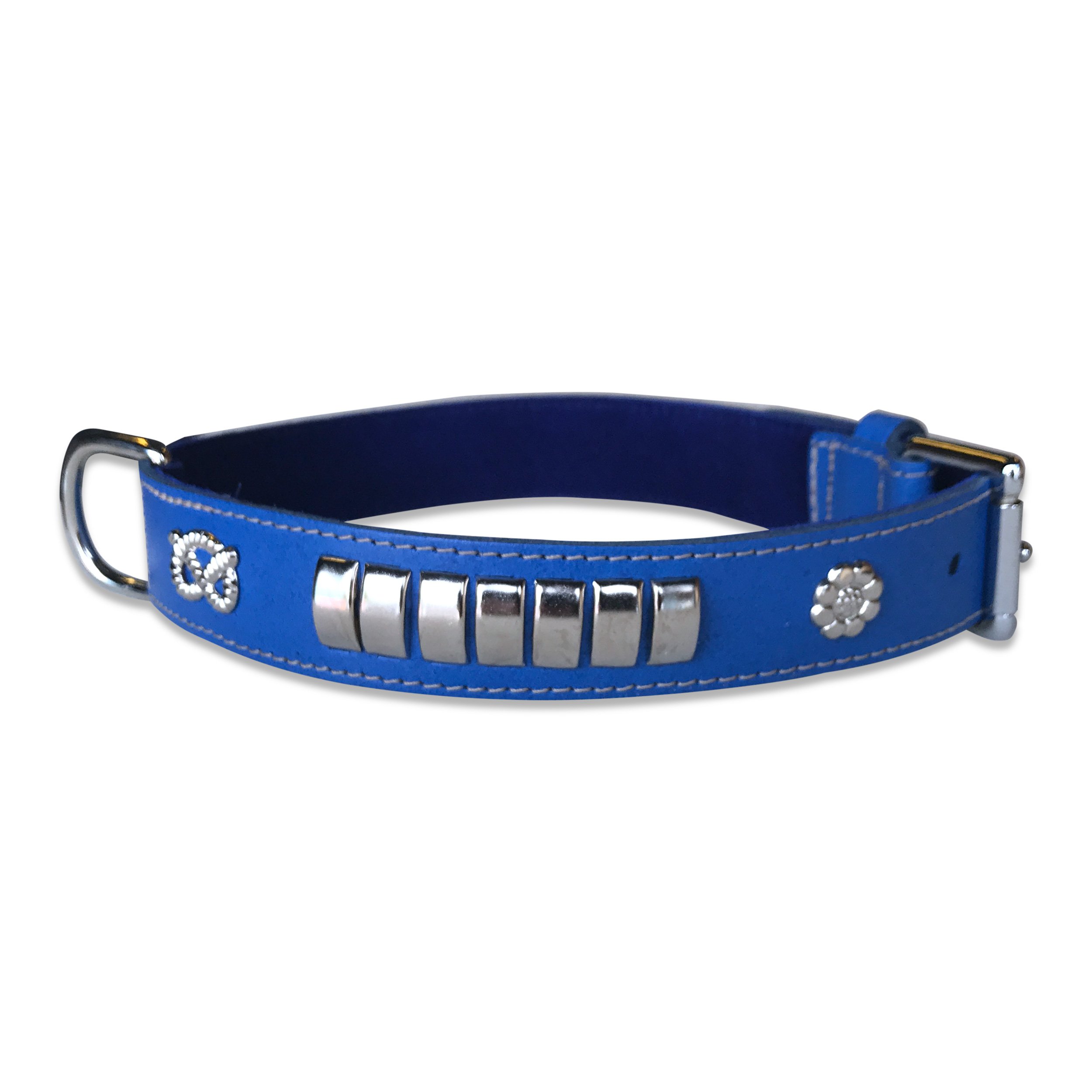 BBD Pet Products Bull Terrier Collar, One Size, 1/4 x 22 to 25-Inch, Royal