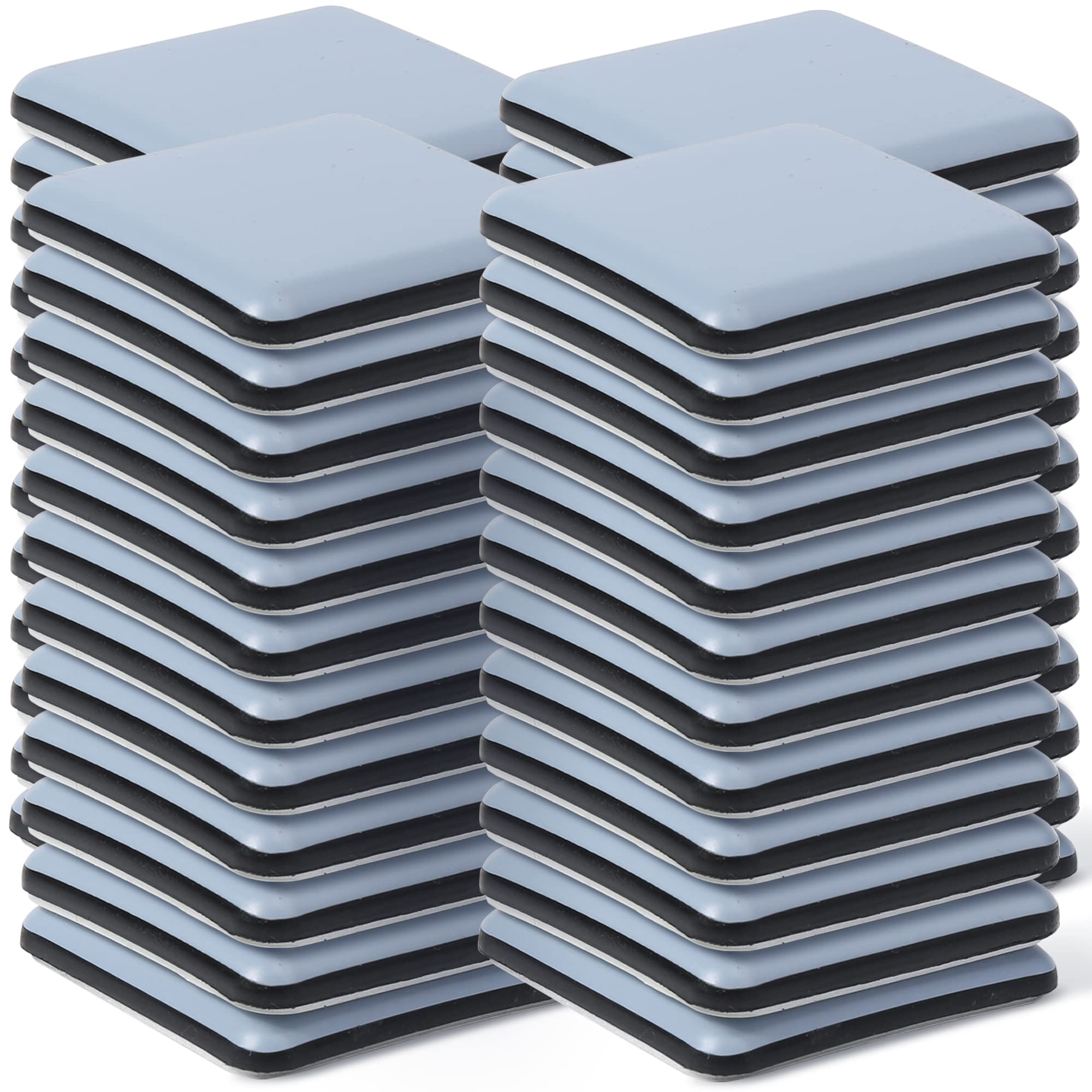 Hasware Furniture Sliders 48 Pcs,Heavy Movers,Furniture Moving Kit for Hard Floor Surfaces Felt Pads (48, 50x50mm)