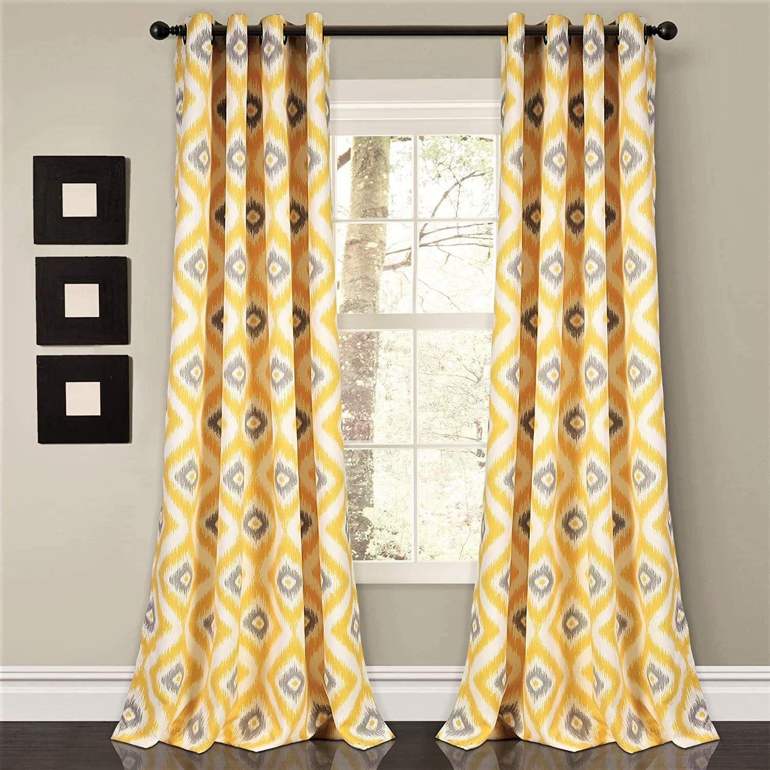Buy Urban Space 100 Cotton Curtains for Windows, Set of 2, Cotton