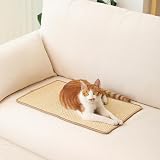 FUKUMARU Cat Scratching Mat 2 Packs 50x30 cm Natural Sisal Floor Wall Scratcher view 8