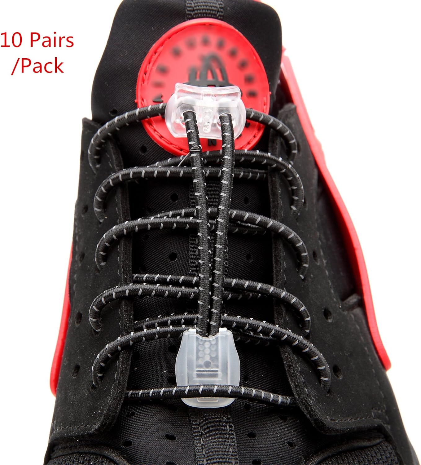 No Tie Shoelaces Elastic Lock Shoe Laces for Boots Never Tie Lacing