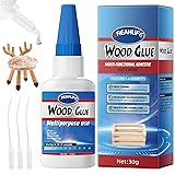 Super Glue for Wood, 30g Clear Wood Glue for