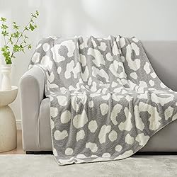 Snuggle Sac Leopard Blanket Twin Size, Reversible