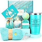 60th Birthday Gifts for Women, Vintage 1966 Gift Basket with Tumbler, Gifts for 60 Year Old Women, Unique 60 Year Old Birthday Gift Ideas for Mom, Sister, Wife, Friend, Grandma