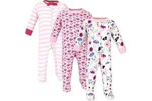 Touched by Nature Baby Girls' Organic Cotton Sleep and Play