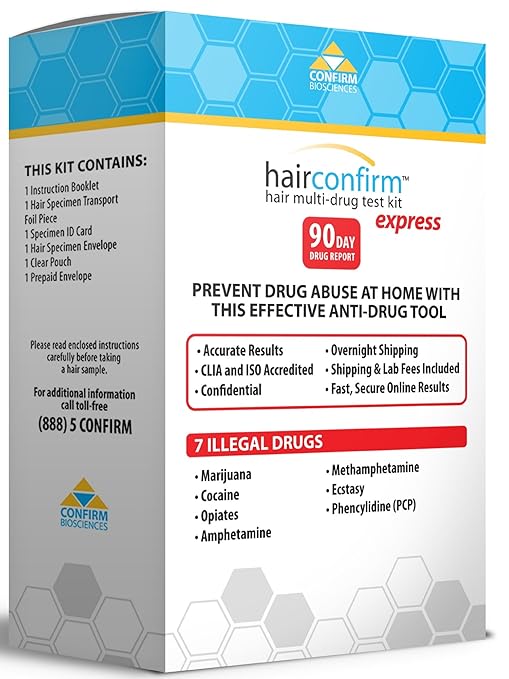 Buy Hairconfirm Hair Follicle Multi Drug Test Kit Express Online