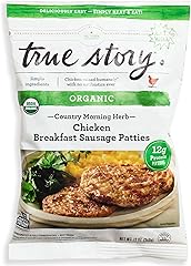 True Story Foods Organic Country Morning Chicken Breakfast Patties, 12 OZ
