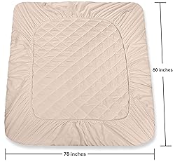 Utopia Bedding Quilted Fitted Mattress Pad, King