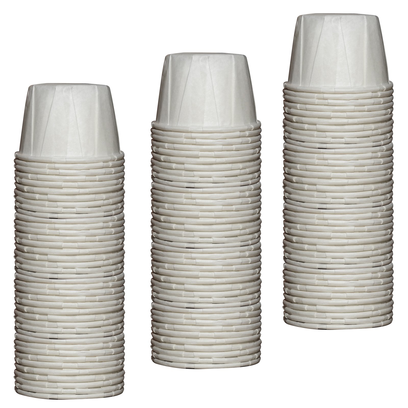 Caretex 120x Medical Disposable Wax Paper Medication Tablet 28ml Storage Pots