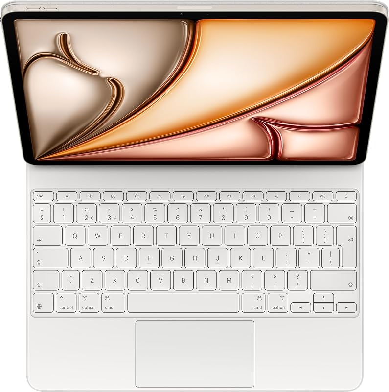 Magic Keyboard para iPad Air 13 polegadas (M3) - Inglês Britânico - Branco