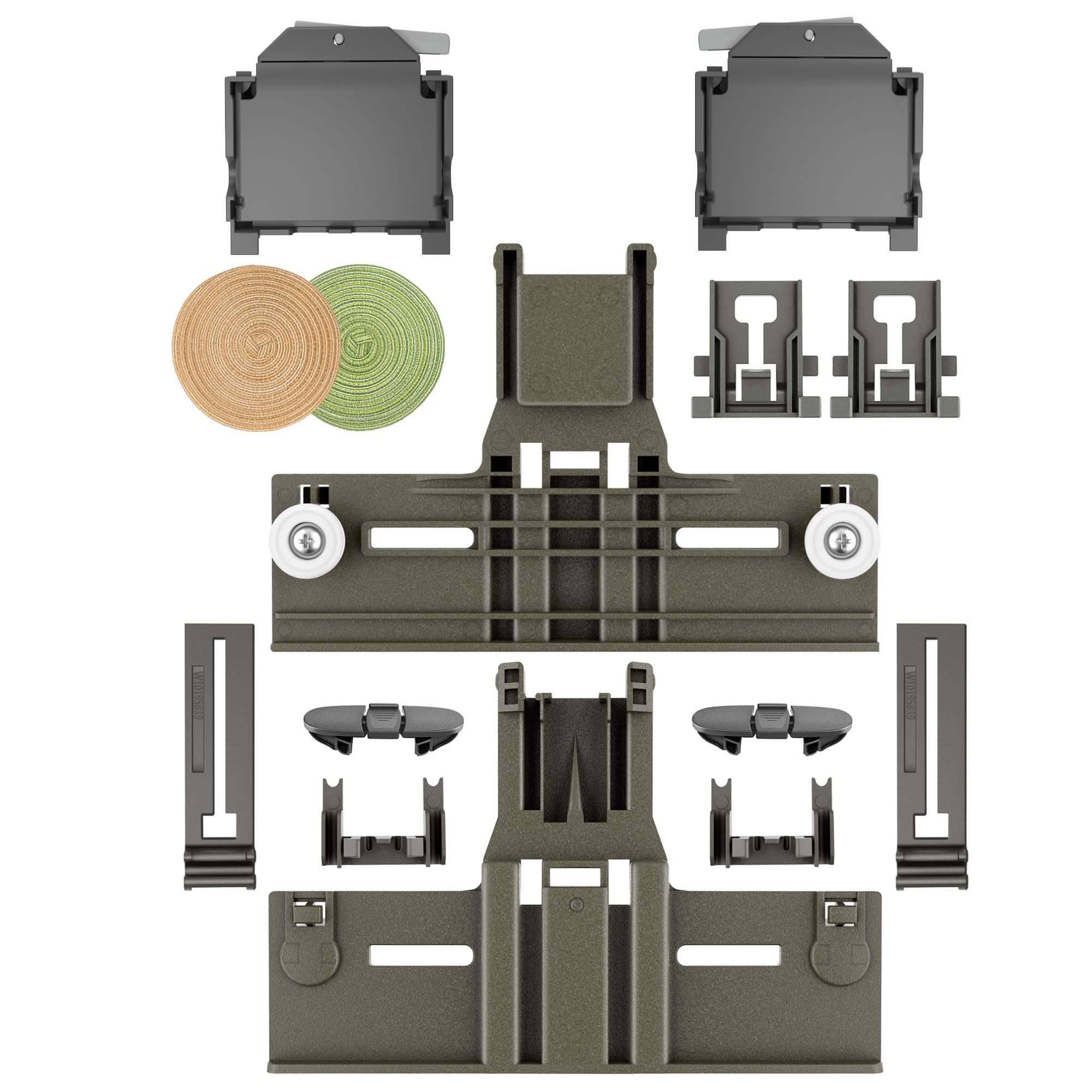 Photo 1 of Upgraded W10350375 Dishwasher Top Rack Adjuster Parts & W10588164 W10588165 Dishwasher Rack Adjuster Housing for Whirlpool WDT730PAHZ0, WDT750SAHZ0, Fit Kenmore Kitchenaid Dishwasher Parts Upper Rack