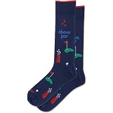 Hot Sox Men's Fun Sports and Athletics Crew Socks - 1 Pair Pack - Cool &amp; Funny Novelty Fashion Gifts